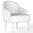 Крісло Homary Mid Century Houndstooth Accent - Isomiddinvfx1995