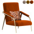 Armchair Homary Mid Century Accent Velvet - Isomiddinvfx1995