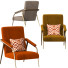 Armchair Homary Mid Century Accent Velvet - Isomiddinvfx1995