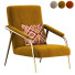 Armchair Homary Mid Century Accent Velvet - Isomiddinvfx1995