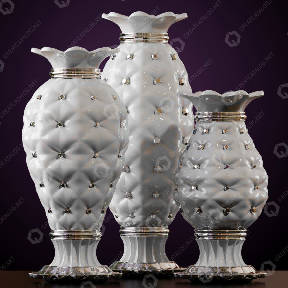 Вази White 3D модель