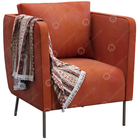 Fotel IKEA Ekero model 3D