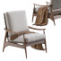 Fotel West Elm Mid Century Show Wood - ED-MONTE