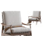 Fotel West Elm Mid Century Show Wood - ED-MONTE