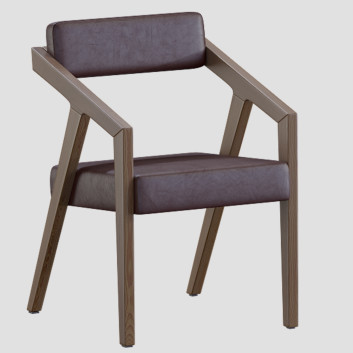 Krzesło  Wood Model 3D