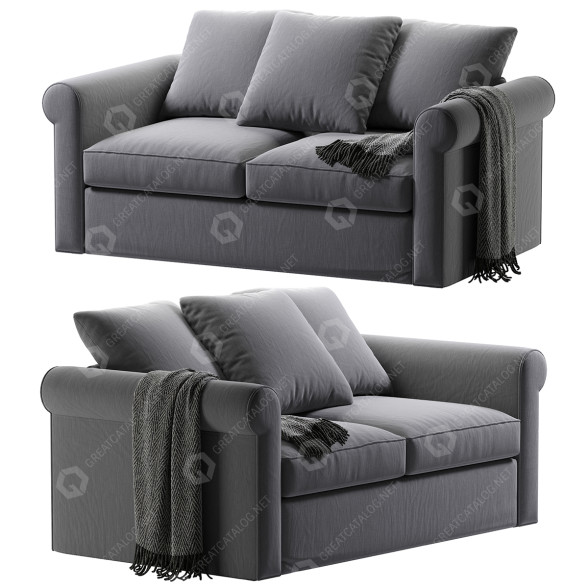 Sofa IKEA Harlanda 3D model