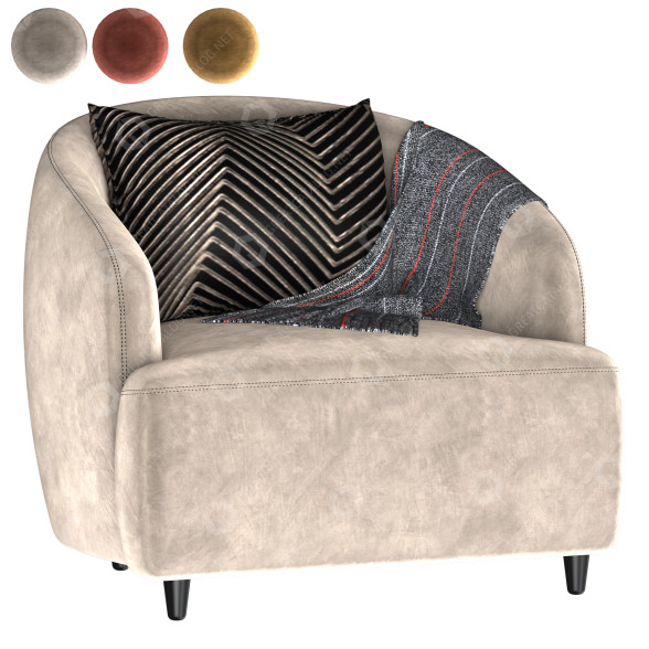 Armchair Elodie 3D model