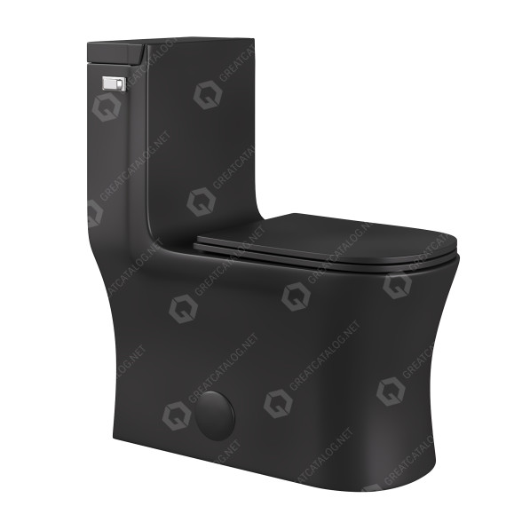 Унітаз Swiss Madison Concorde Square One-Piece 3D модель