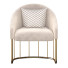 Кресло Modern Accent Velvet Upholstered Gold Base - Isomiddinvfx1995