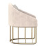 Кресло Modern Accent Velvet Upholstered Gold Base - Isomiddinvfx1995