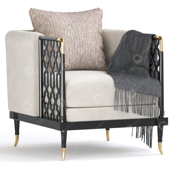 Fauteuil Caracole Lattice Entertain You modèle 3D