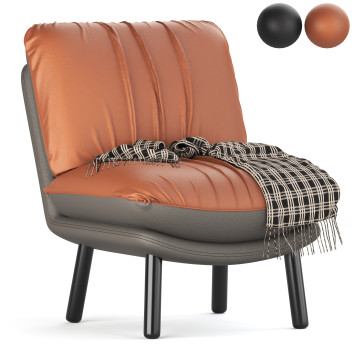 Zuiver Lazy Sack Lounge LL Brown 3D модель