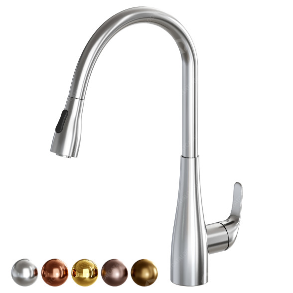 Wasserhahn Kitchen 4 3D-Modell