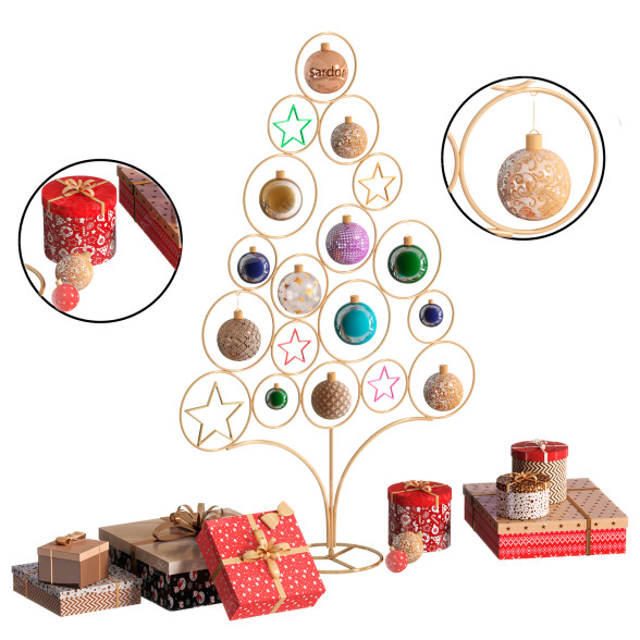 Decoración Christmas Set Modelo 3D