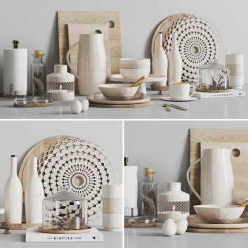 Декор Kitchen Accessories 020 3D модель