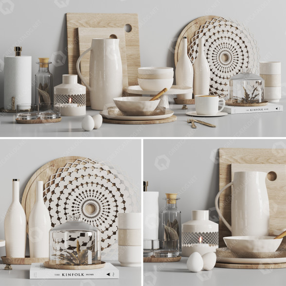 Декор Kitchen Accessories 020 3D модель