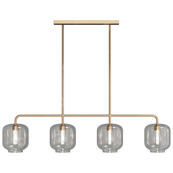 Підвісний світильник West Elm Sculptural 4-Light Pebble 3D модель