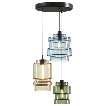 Підвісні світильники  Hollands Licht Axle Led Glass 3D модель