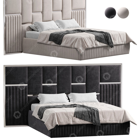 Bed Evmoda Lucy 3D model