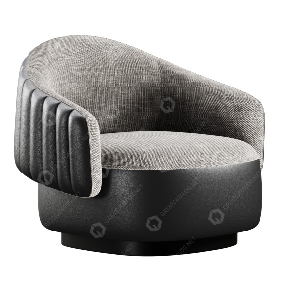 Крісло 4Mariani Twibe Swivel 3D модель