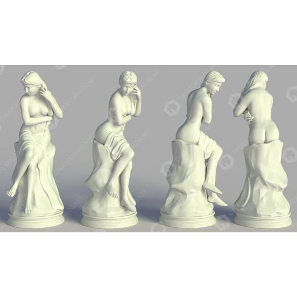 Sculpture Woman 3D model