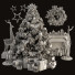 Dekoracje Christmas B01 - bahartanhaee