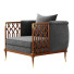 Armchair Caracole Lattice Entertain You - Sohib3d