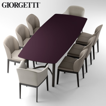 Стол и стулья Giorgetti Normal