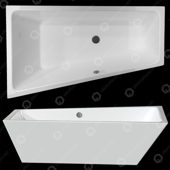 Ванна Duravit Built-in No1 3D модель