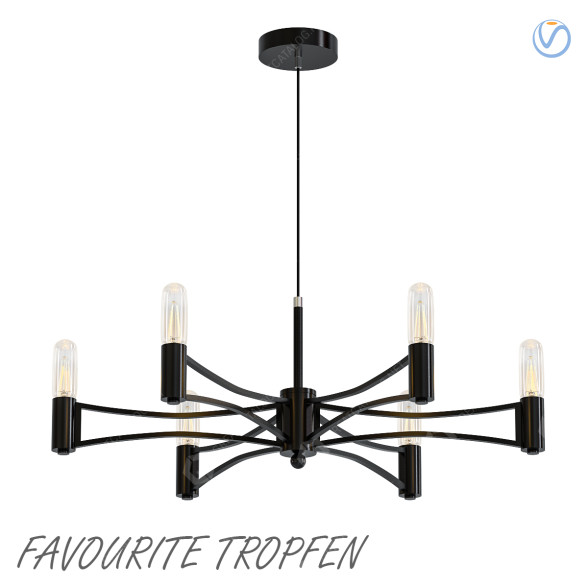 Chandelier Favourite Tropfen 3D model