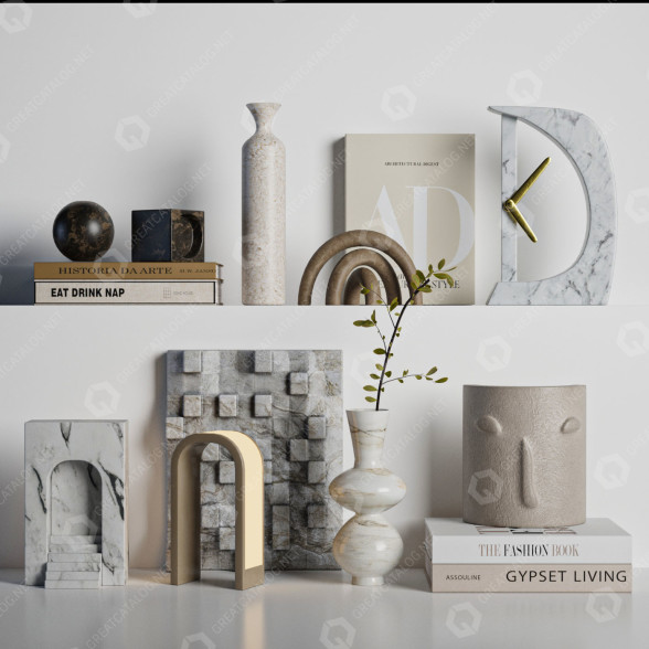 Decoración Set 17 Modelo 3D
