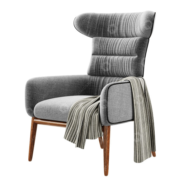 Fauteuil Ritzwell Beatrix Fabric modèle 3D