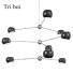 Chandelier David Weeks Studio Tri Boi No 418 - Moxito