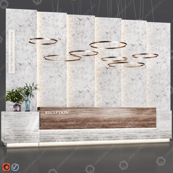 Recepción Lobby 07 Modelo 3D