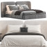 Cama y mesita de noche The High Wall Dorris - Zikkoo