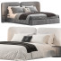 Cama y mesita de noche The High Wall Dorris - Zikkoo