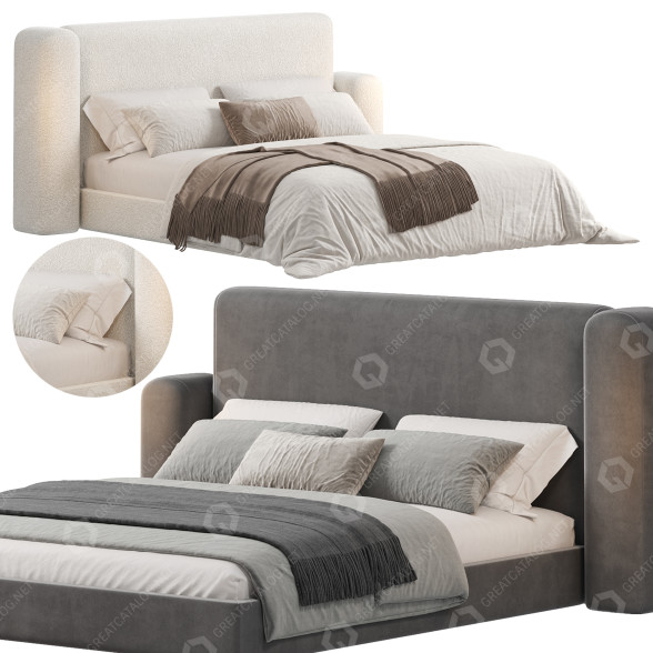 Ліжко Asym by Shinebysho 3D модель