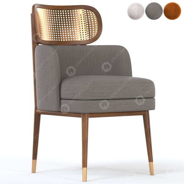 Стул Mezzo Collection Carter Dining 3D модель