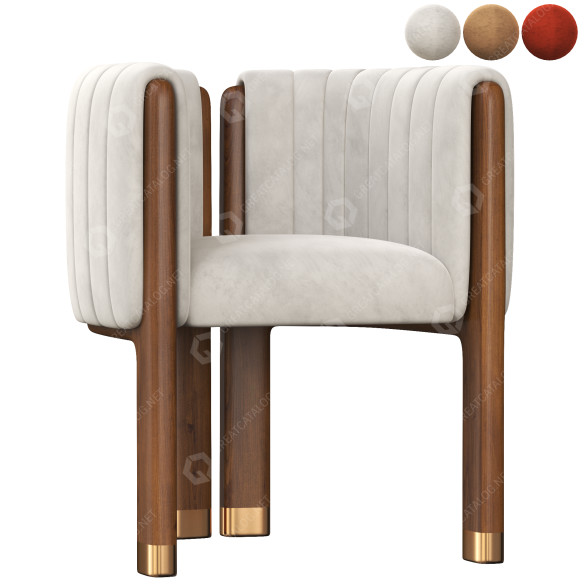 Стул Mezzo Collection Crawford Dining 3D модель