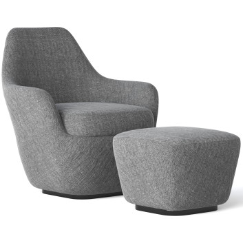 Крісло та пуф Ligne Roset Amedee by Marie Christine Dorner