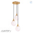 Lampe suspendue KosiLight Cluster 3 Vintage Industrial - SH.X