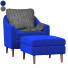 Крісло та пуф West Elm Everett - Isomiddinvfx1995