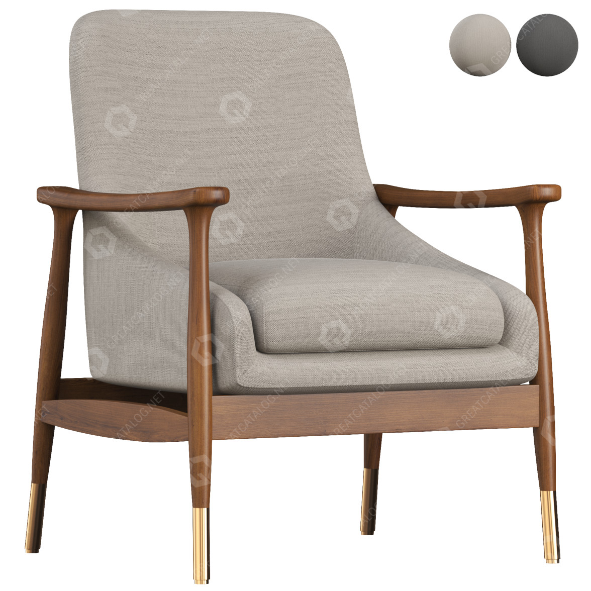 3D model Armchair Desmond