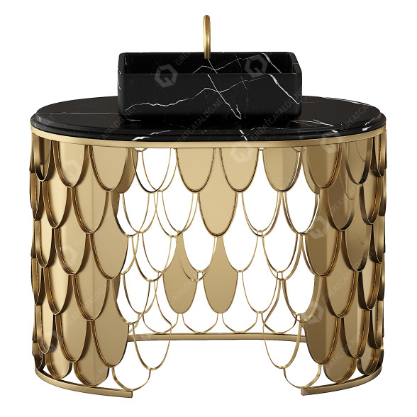 Waschbecken Maison Valentina Koi Single Vanity Cabinet 3D-Modell