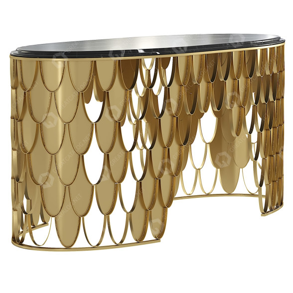Konsolentisch Brabbu Gold by Maison Valentina 3D-Modell