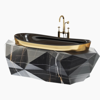 Ванна  Maison Valentina Diamond Faux Marble