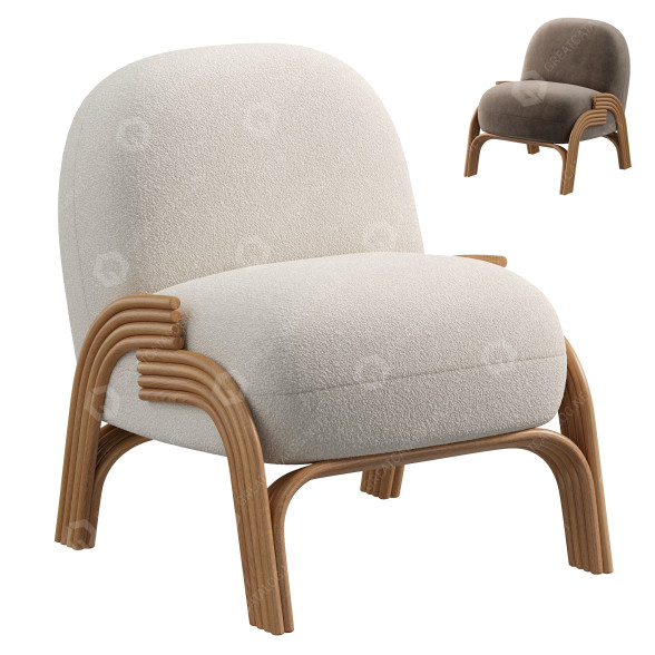 Sillón La Redoute Fauteuil Modelo 3D