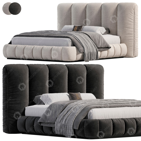 Bed Meritti 3D model