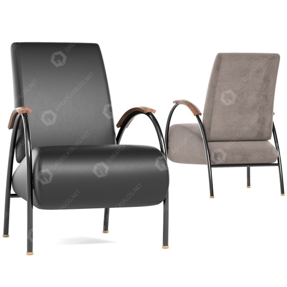Fotel Gelderland Easy by Jan des Bouvrie model 3D
