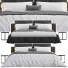 Кровать и тумбочки Restoration Hardware Cloud Platform - Theorema